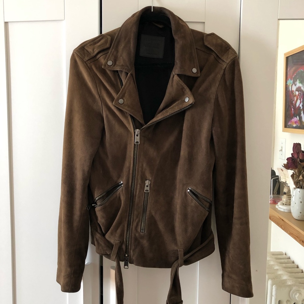 Allsaints Takeo Suede Jacket